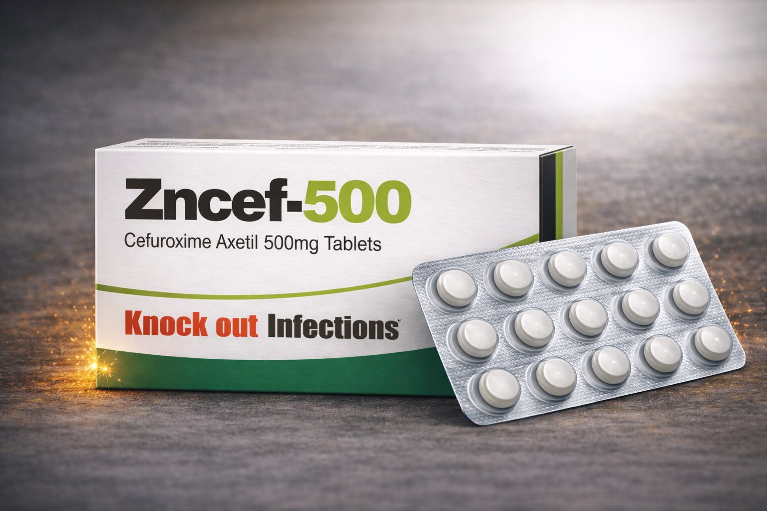 Zncef-500 pharmaceutical medicine by Zenixa Remedies