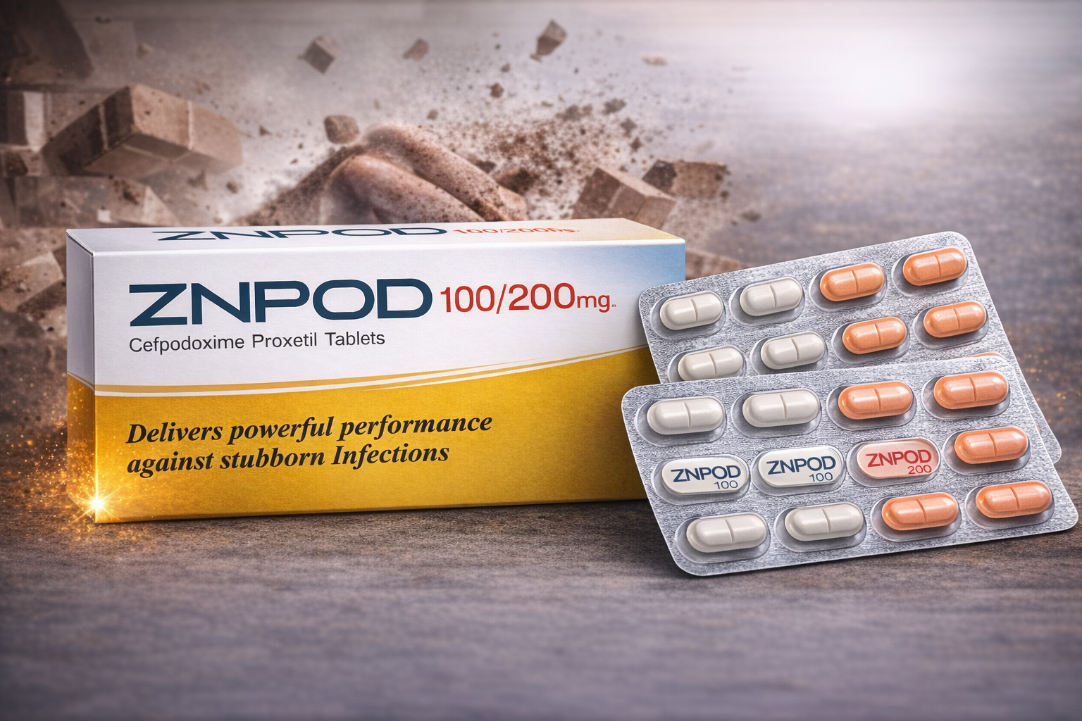 ZNpod 100/200 pharmaceutical medicine by Zenixa Remedies