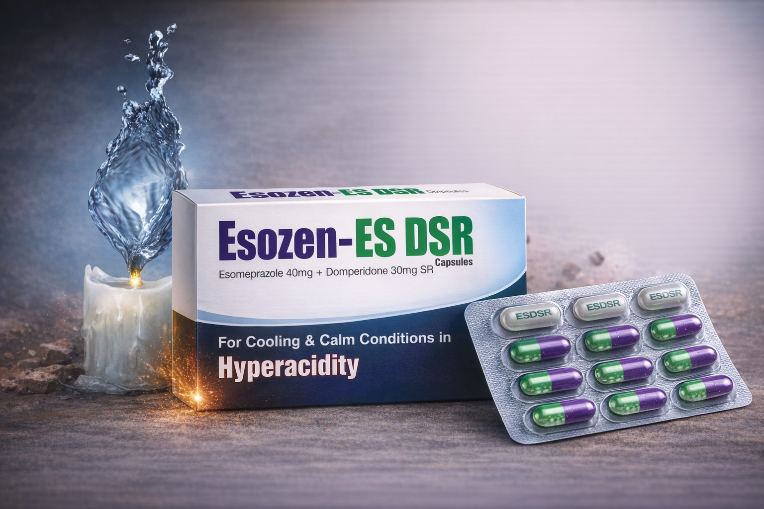 Esozen-ES DSR pharmaceutical medicine by Zenixa Remedies